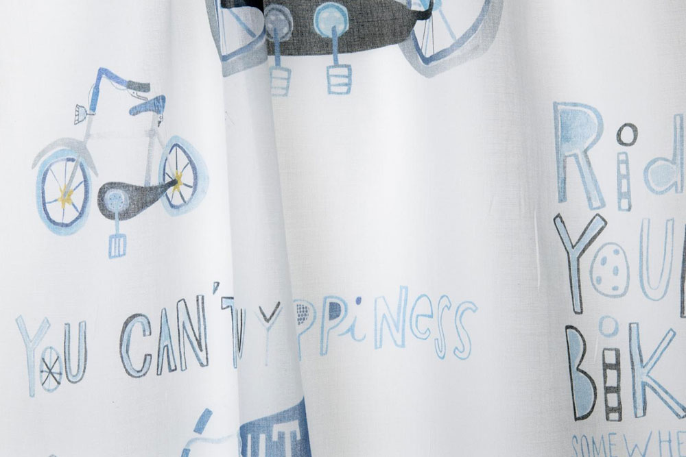 Voile deluxe - Yippieh - Bikes Bleu - 280 cm