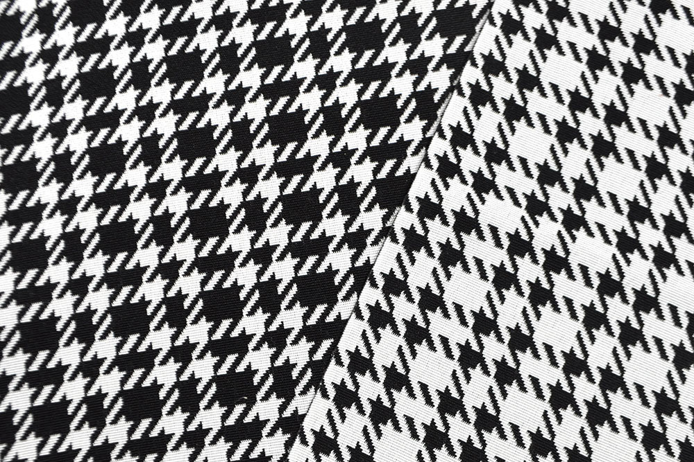 Jacquard-Dekostoff - Pepita Noir