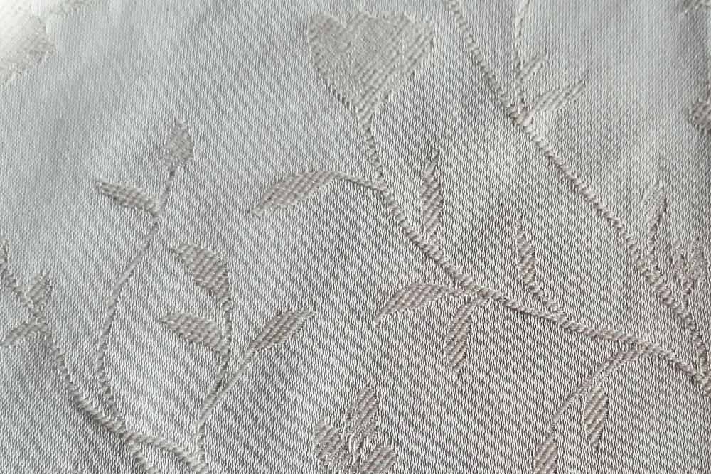 Dekostoff Jacquard Nature - Blütenranken