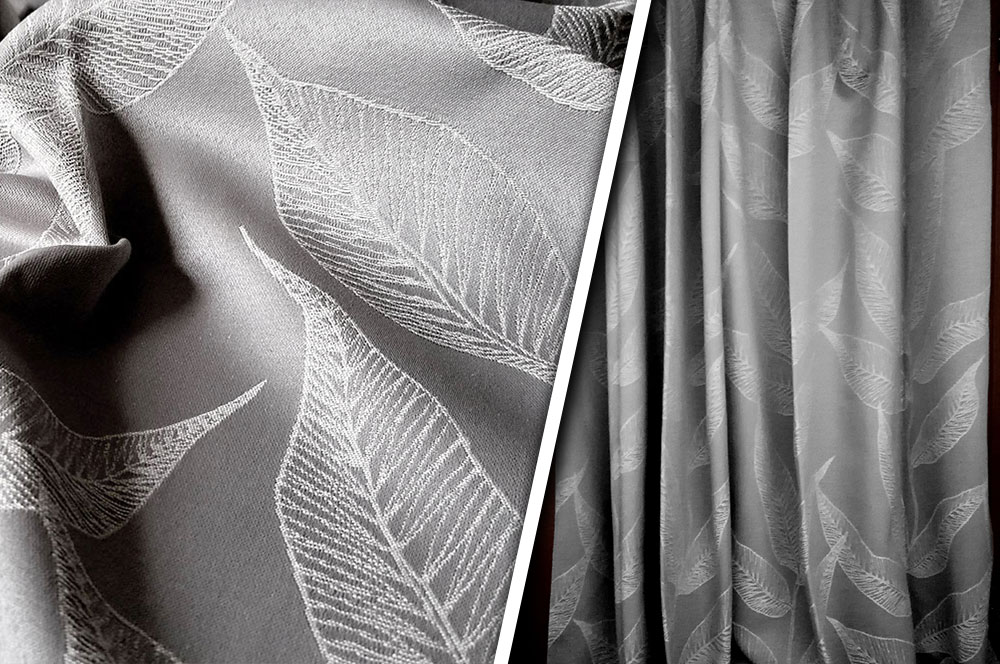 Dekostoff Jacquard - zweiseitig - Nature Home