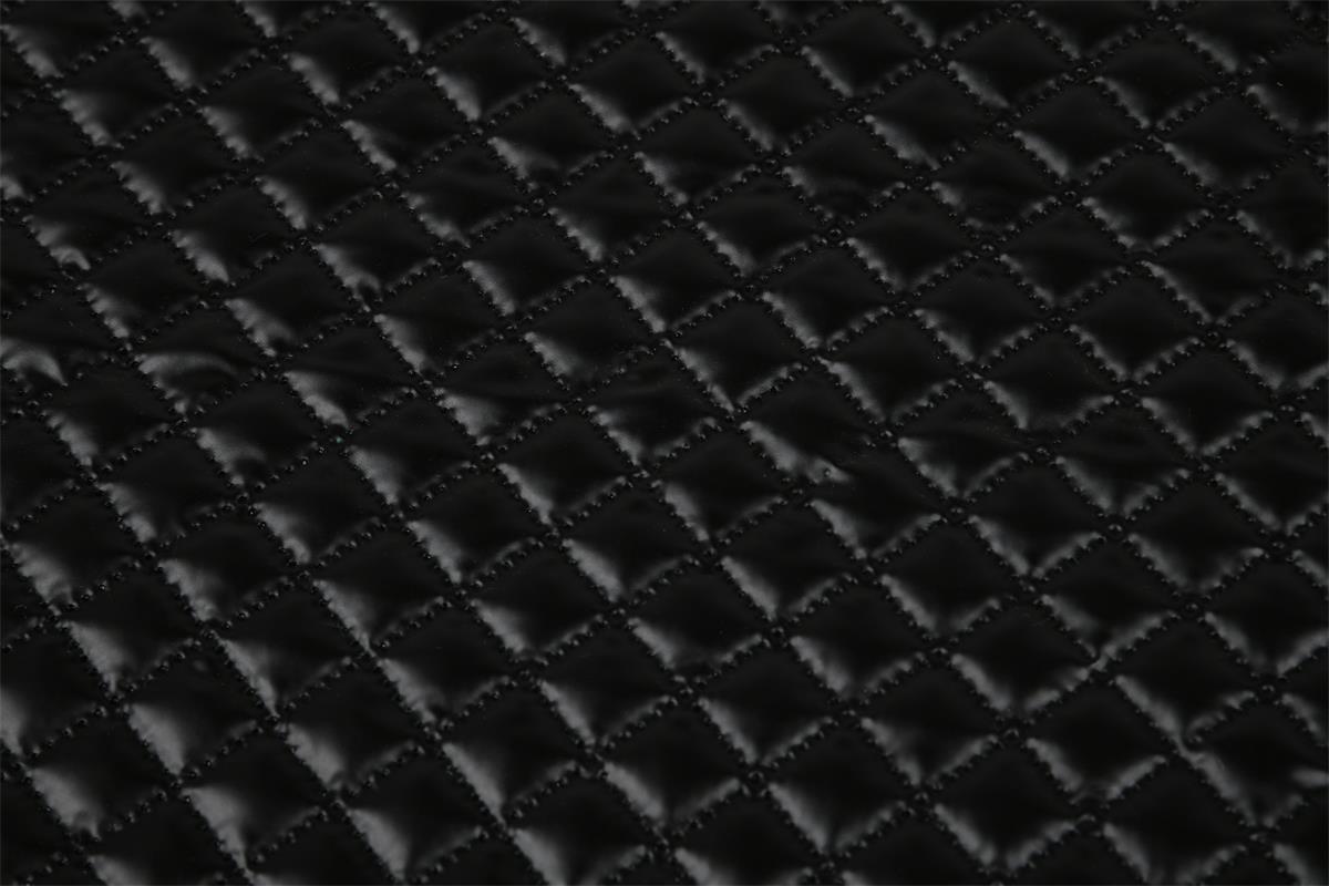 Steppstoff Metallic - Schwarz