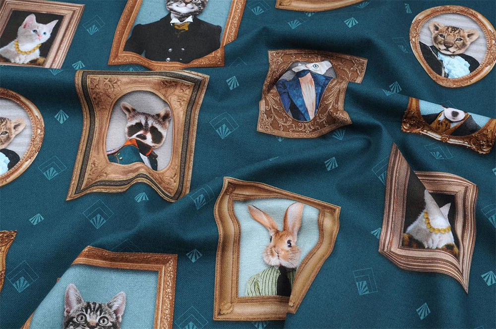 Dekostoff Premium - Tier-Portraits