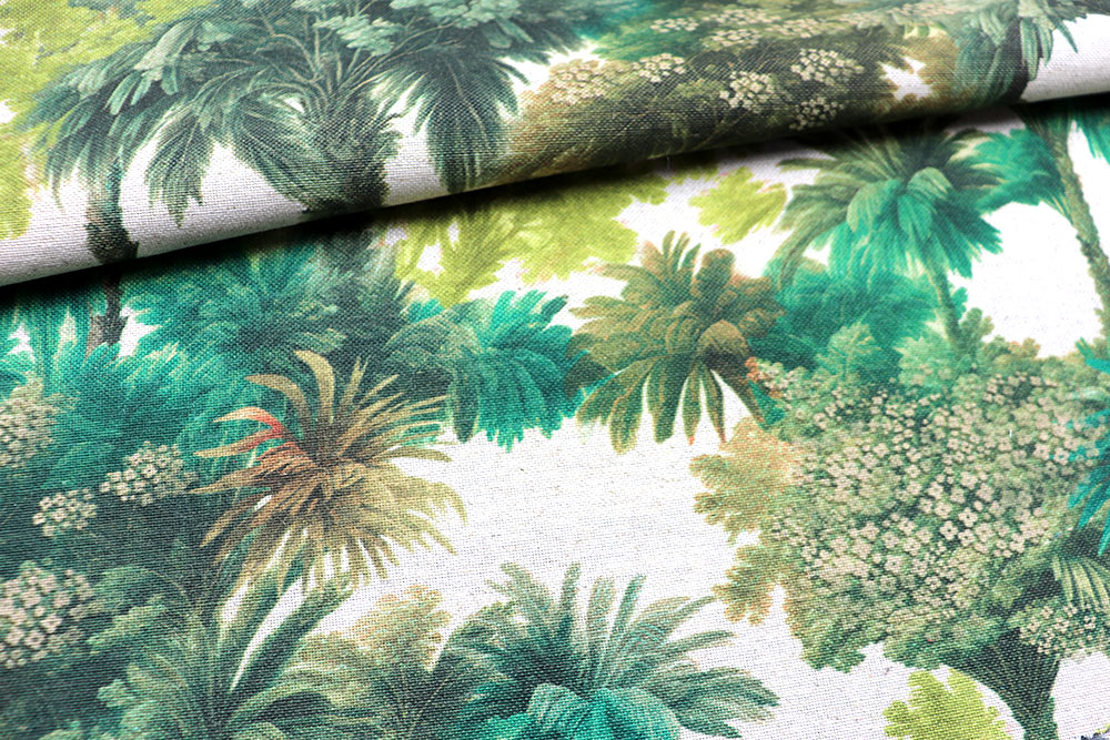 Dekostoff Leinen - Urwald