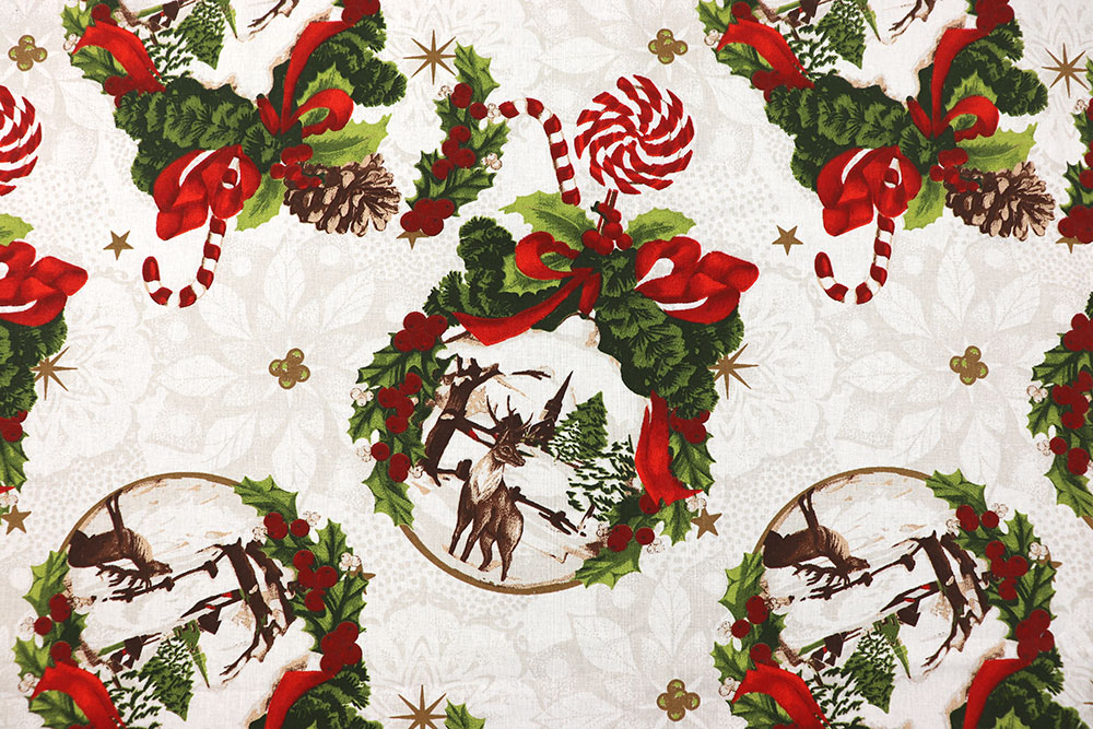 Weihnachtsstoff - Feliz Navidad