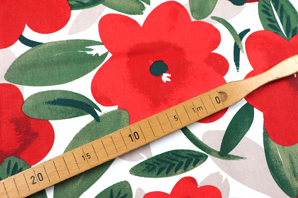 Baumwoll-Dekostoff - Huggy Flower