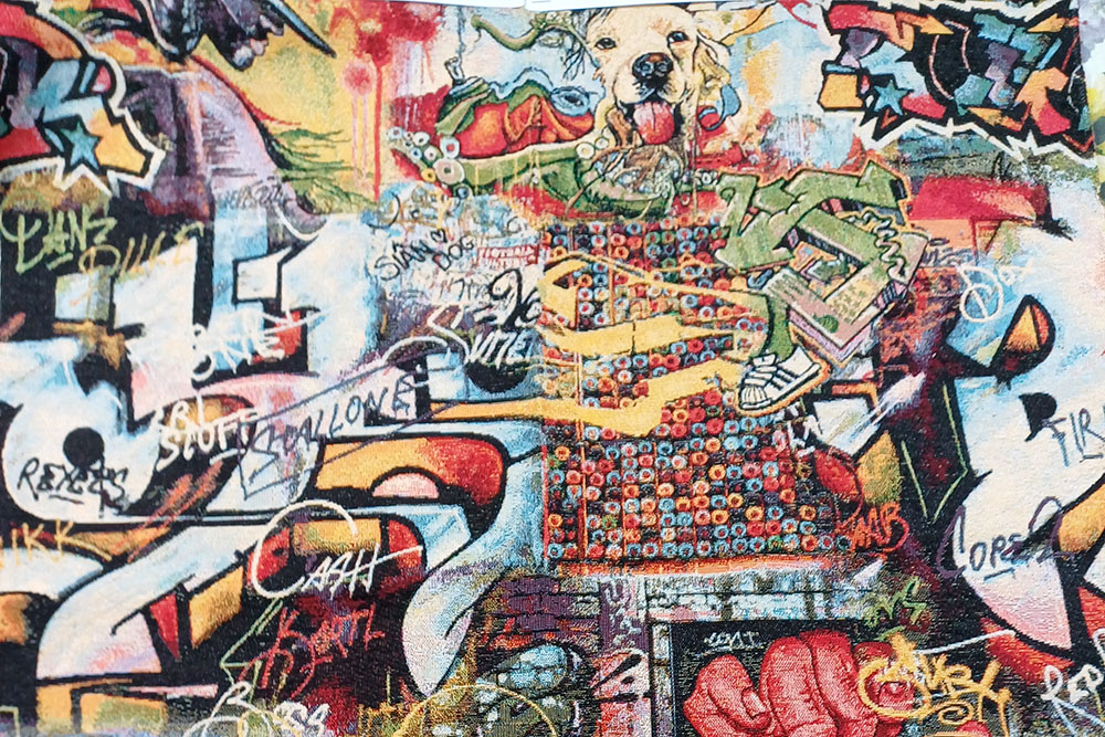 Gobelin-Stoff - Street Art