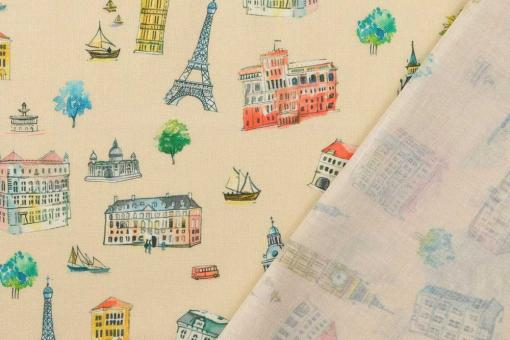 Baumwollstoff - Sightseeing