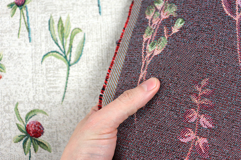 Gobelin Leinenoptik - Blümchen