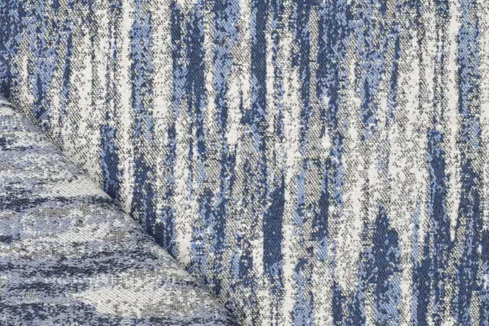 Gobelin Basic - Stripey - Jeansblau