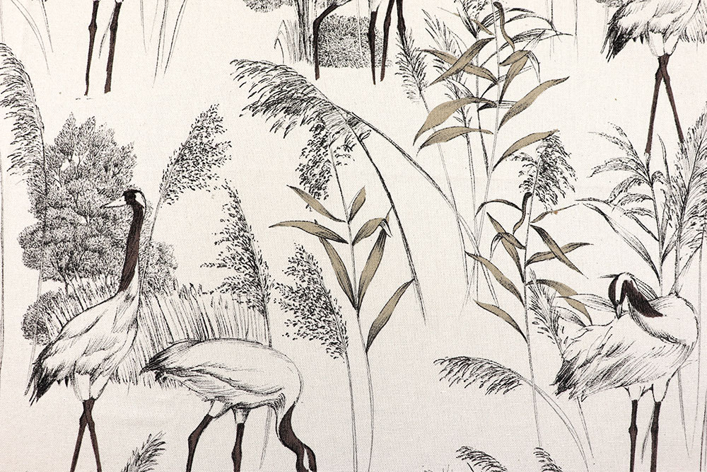 Dekostoff Premium - Kraniche