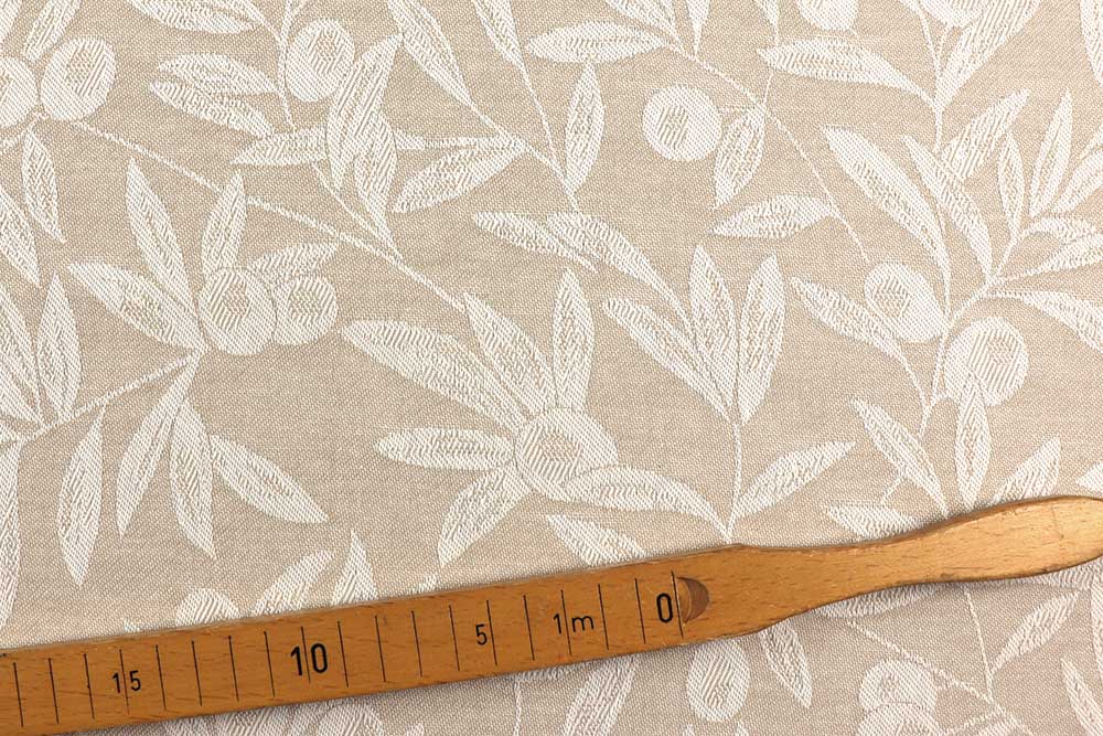 Baumwoll-Jacquard Premium - Oliven