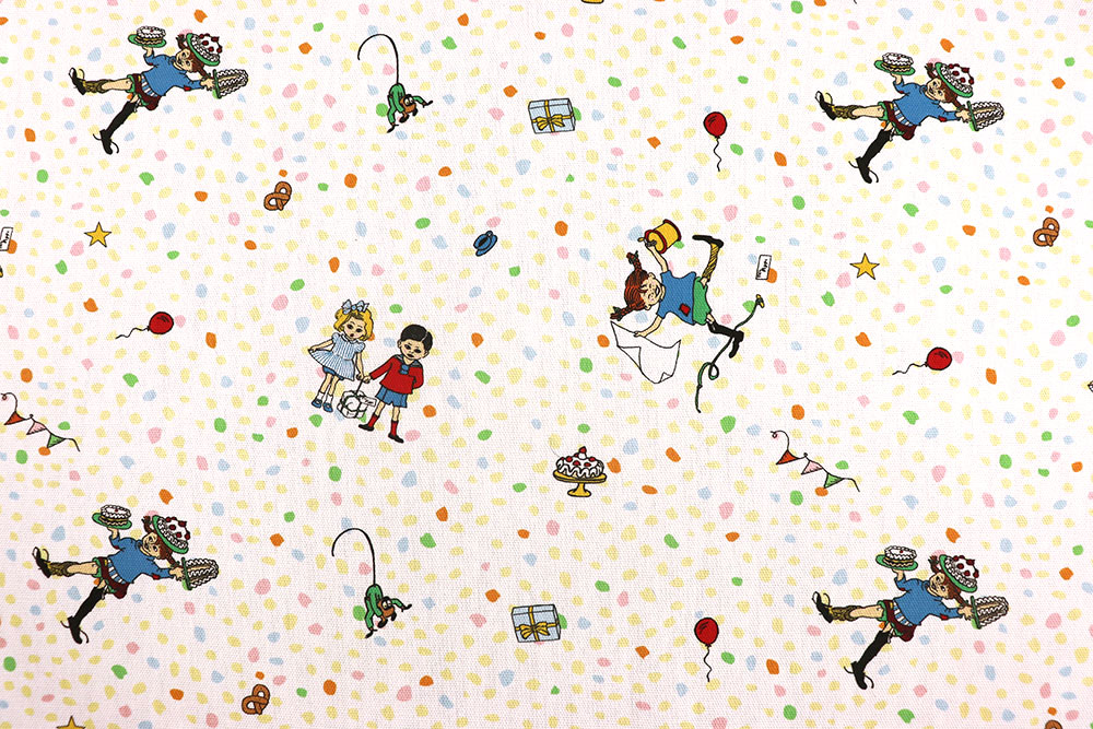 Dekostoff - Pippi Langstrumpf