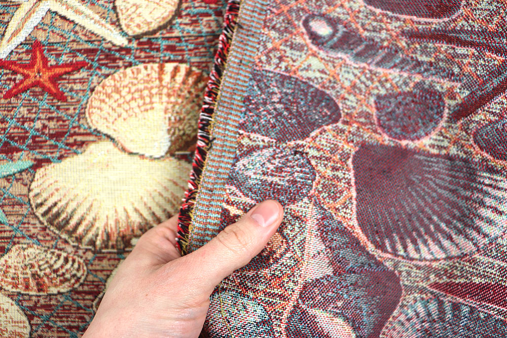 Gobelin - Muscheln und Seesterne