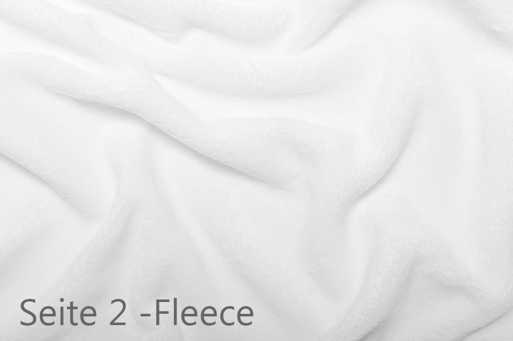 PFP - Frottee-Fleece - Weiß - 1,0 Meter