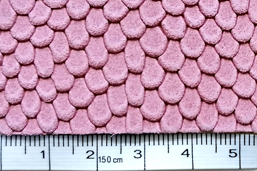 Echtleder-Stück - Viper-Prägung - Croupon