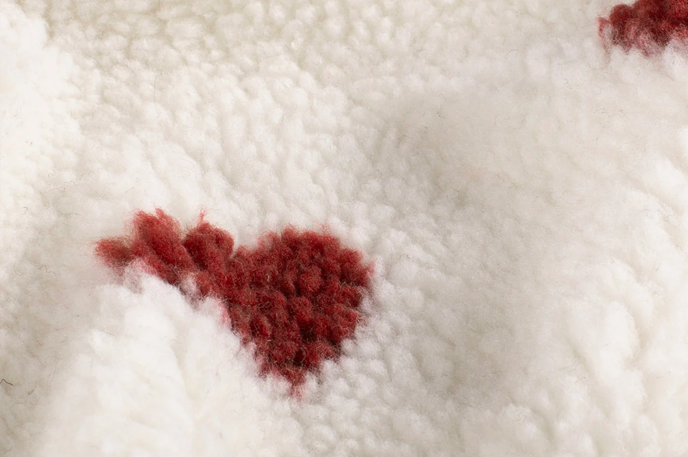Sherpa Fleece - Lovely Hearts