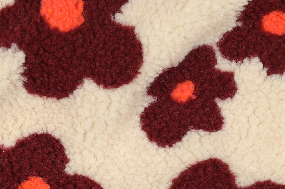 Sherpa Fleece - Berry Blossom