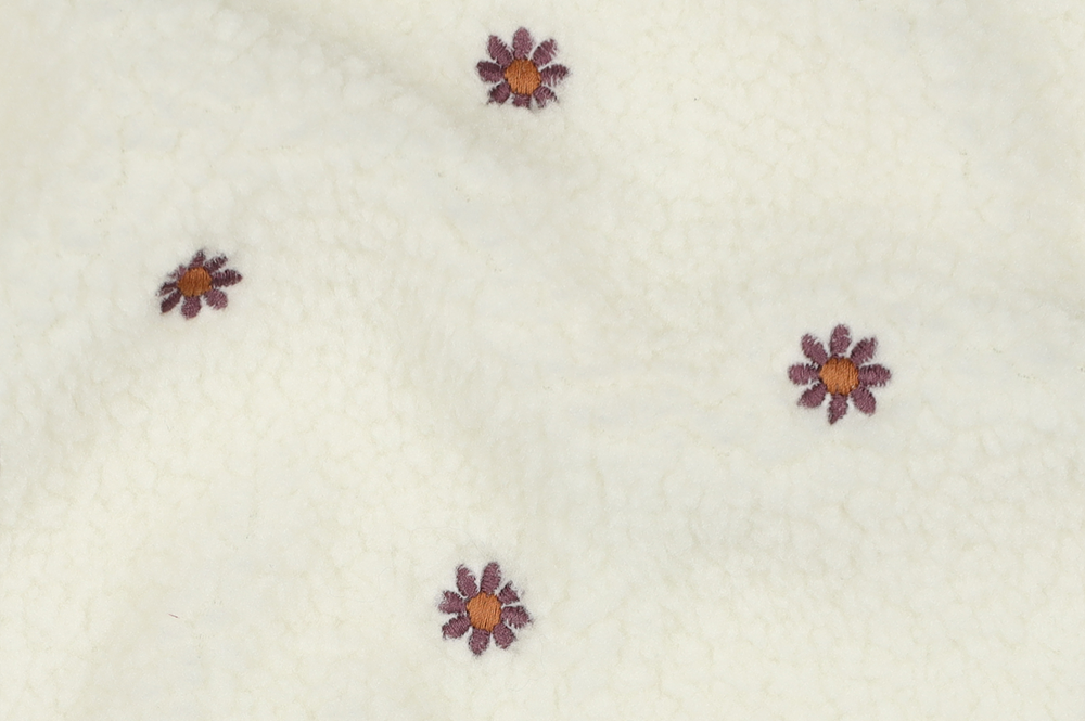 Sherpa Fleece - Daisy Stitch