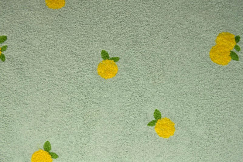 Flausch-Teddy bestickt - Früchtchen