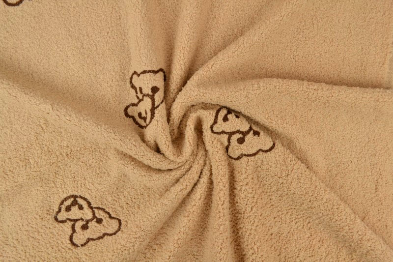 Flausch-Teddy bestickt - Bärchen