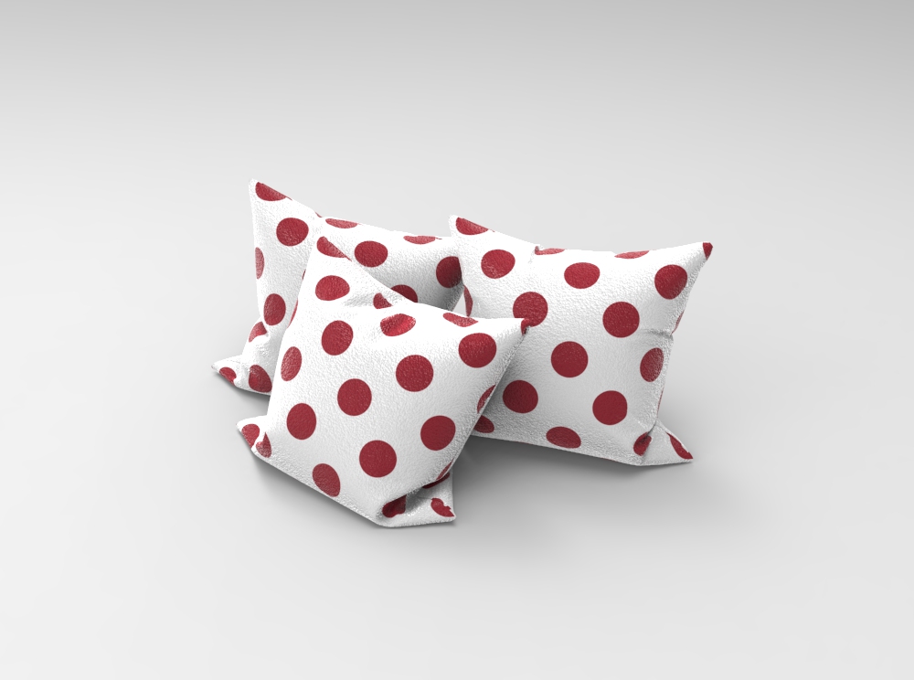 Fleece-Stoff - Große Tupfen