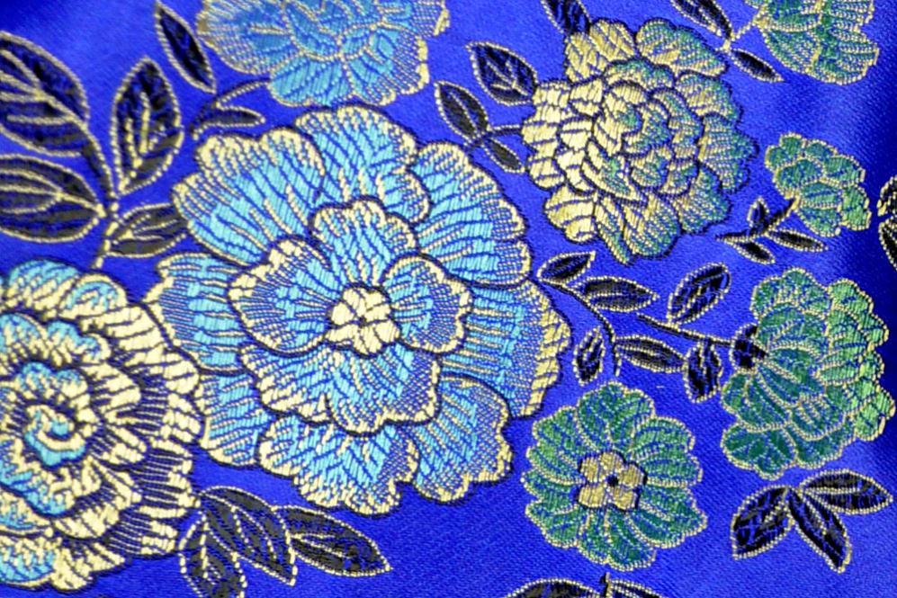 China Seidenimitat Blume - Royal