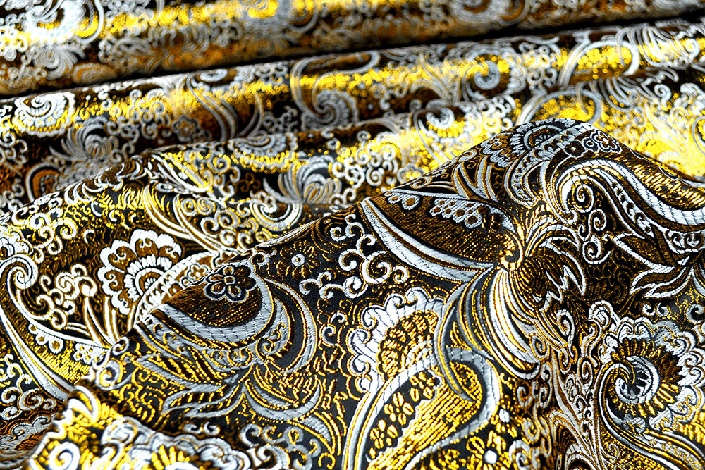 Brokat Maharadscha - Schwarz/Gold