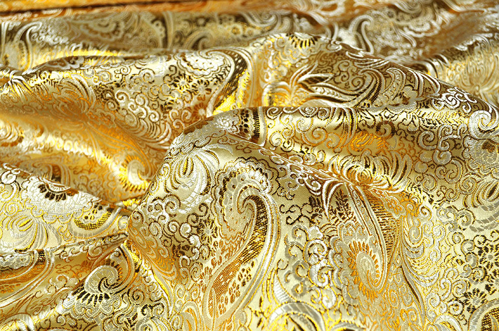 Brokat Maharadscha - Gold/Silber