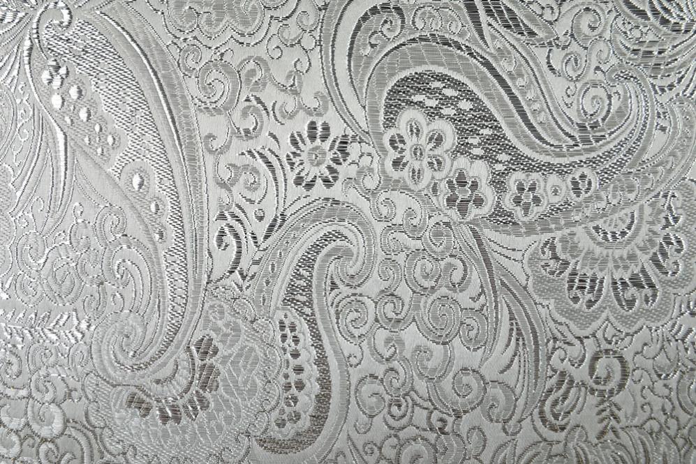 Brokat Maharadscha - Silber