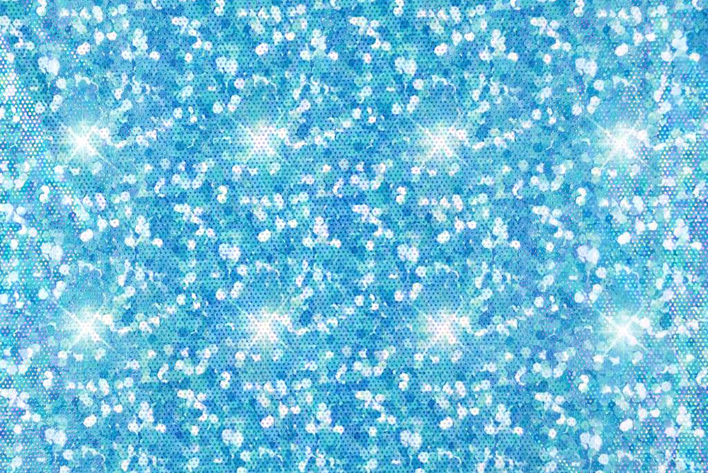 Tanzkleiderstoff Hologramm - Blue Confetti
