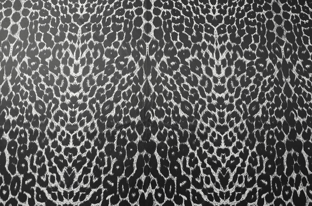 Polyesterjersey - Schnee-Leopard