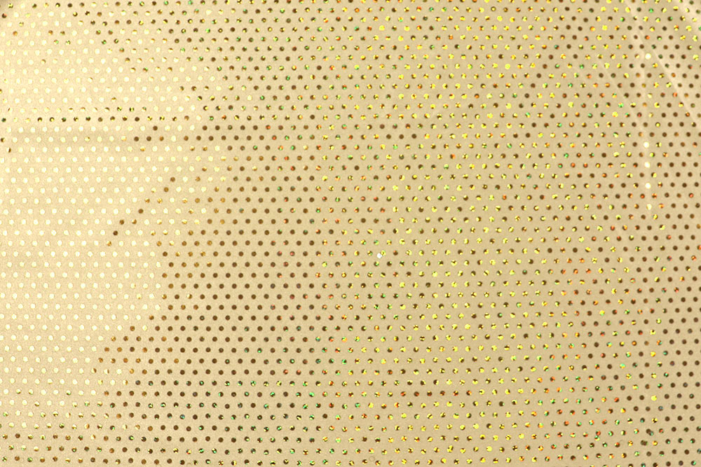 Pailletten-Lycra - Champagner