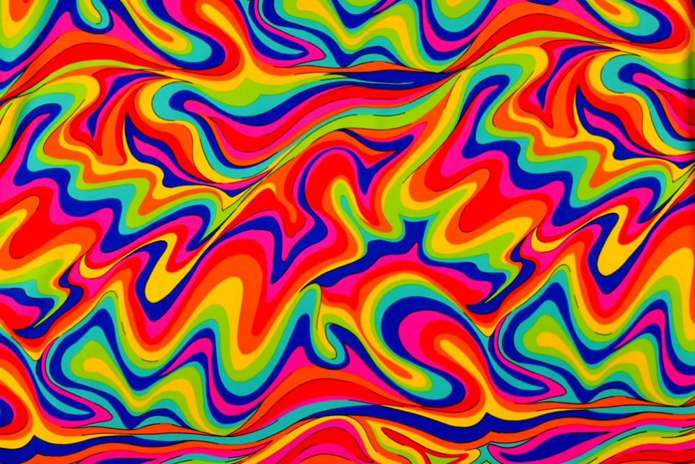 Jersey - Superstretch - Circus Neonfarben