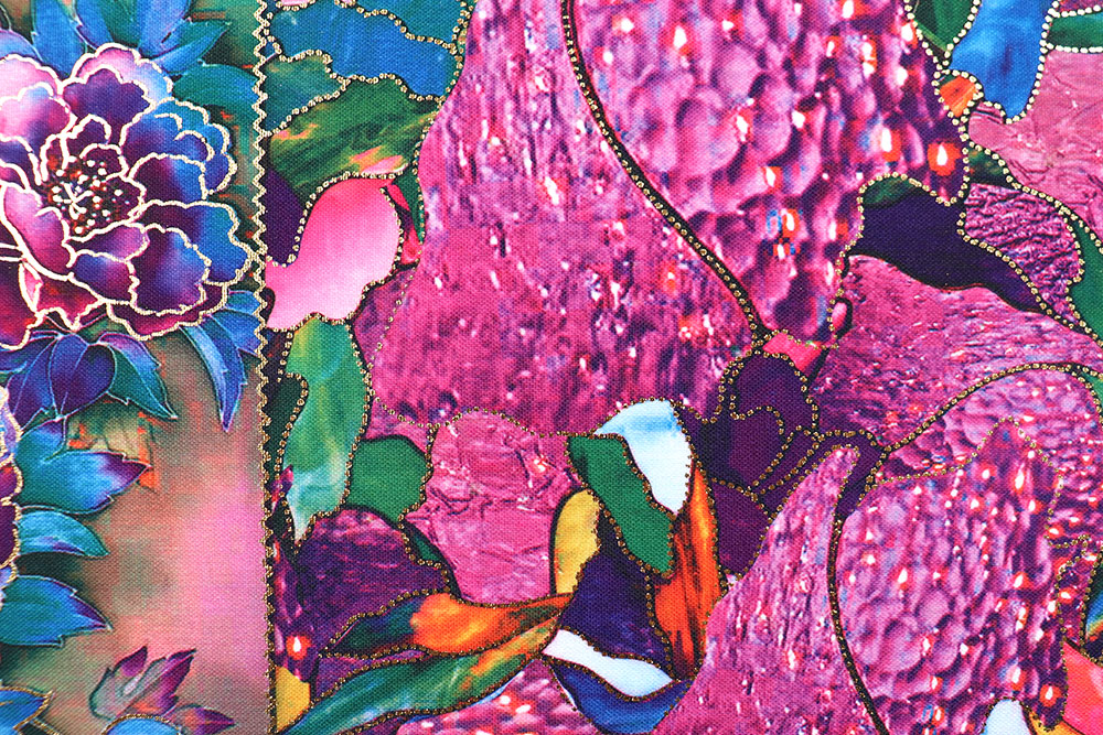 Universalstoff glänzend - Hippie Wonder