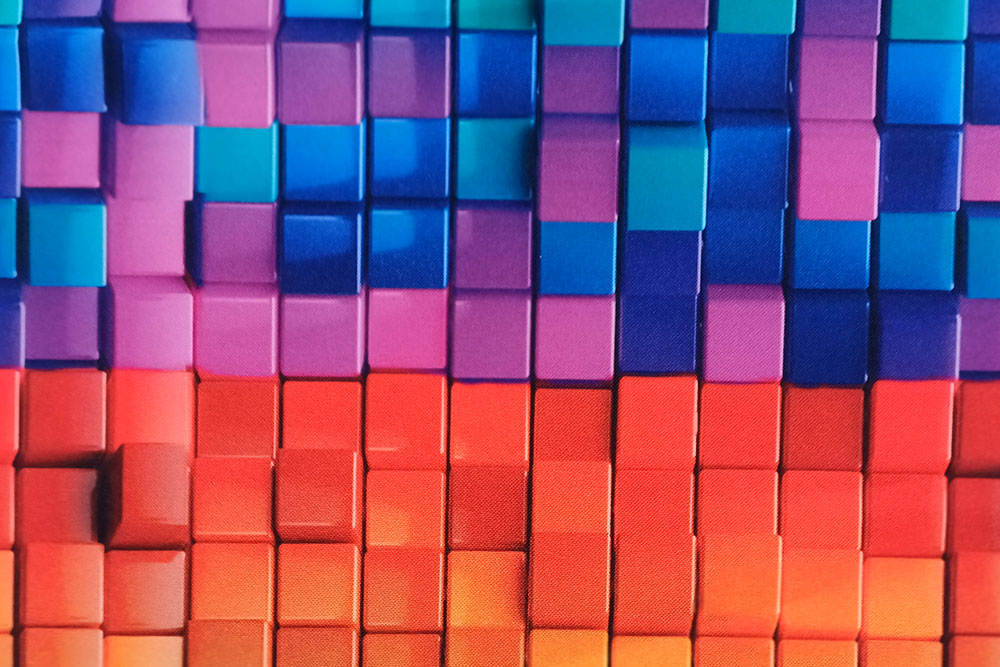 Universalstoff - 3D-Würfel