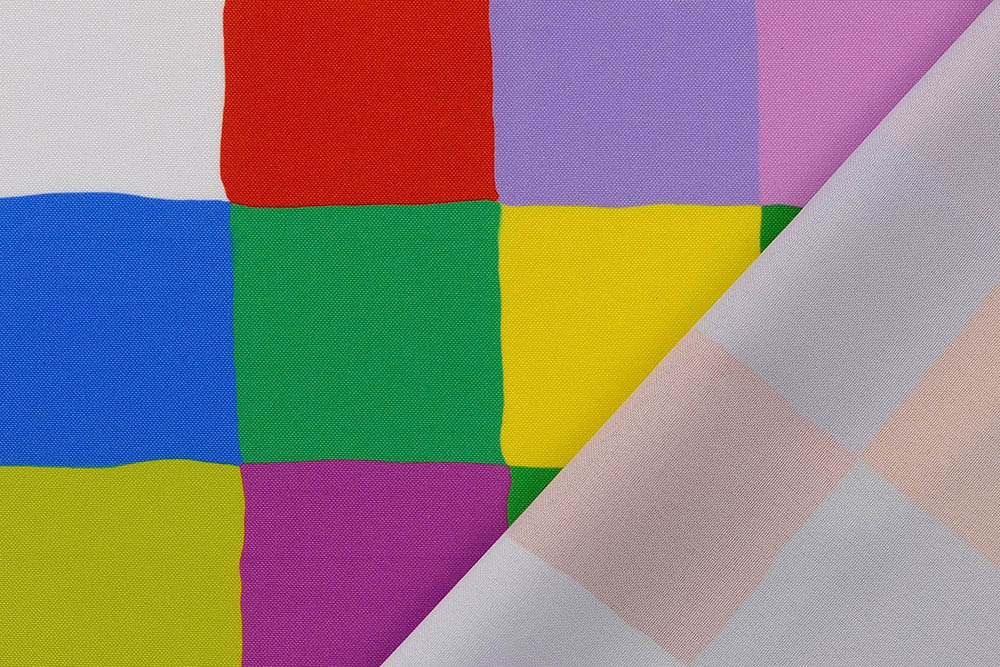 Universalstoff Digitaldruck - Bunte Quadrate