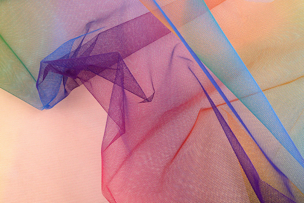 Event-Tüll schwer entflammbar - Rainbow