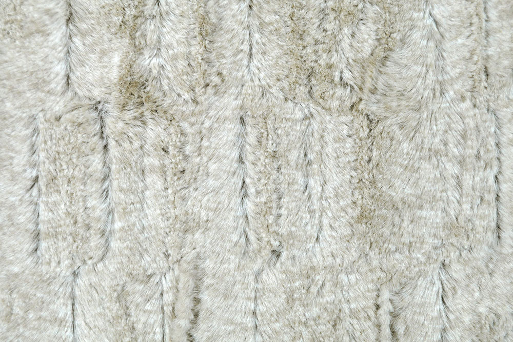 Helles Flauschkaninchen - Fellimitat