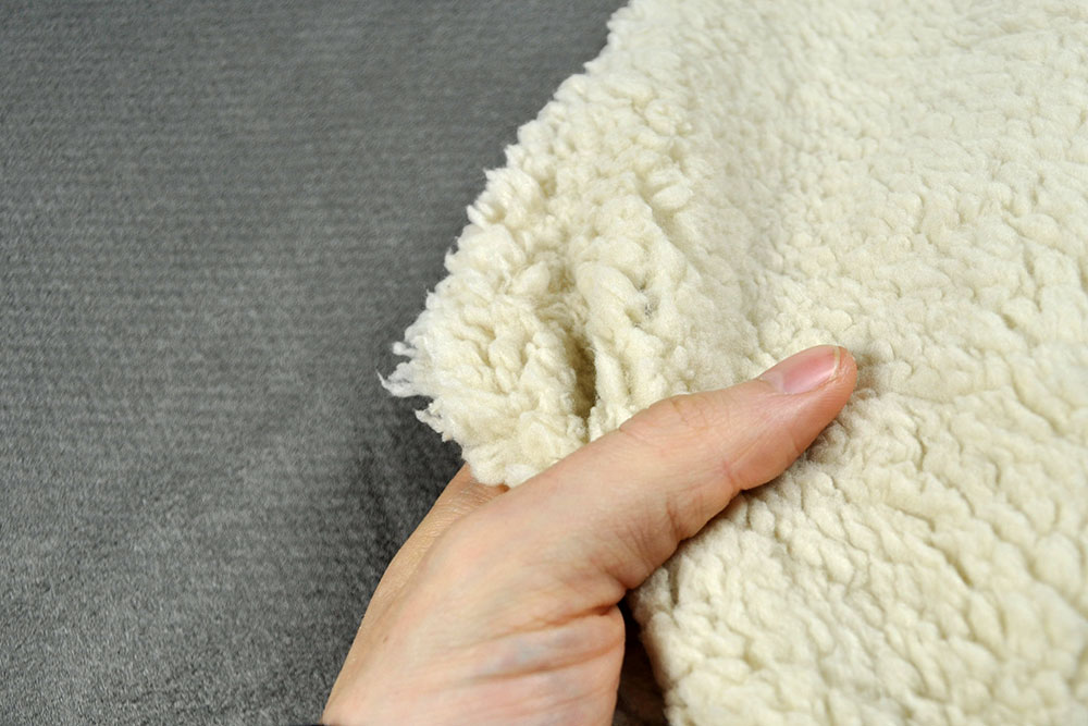 Teddy-Wildlederimitat