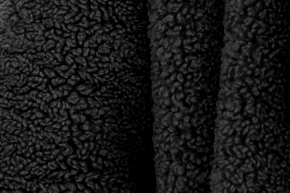 Sherpa Fleece - Schwarz