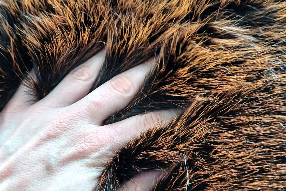 Pelzimitat High Luxury - Outstanding Orange