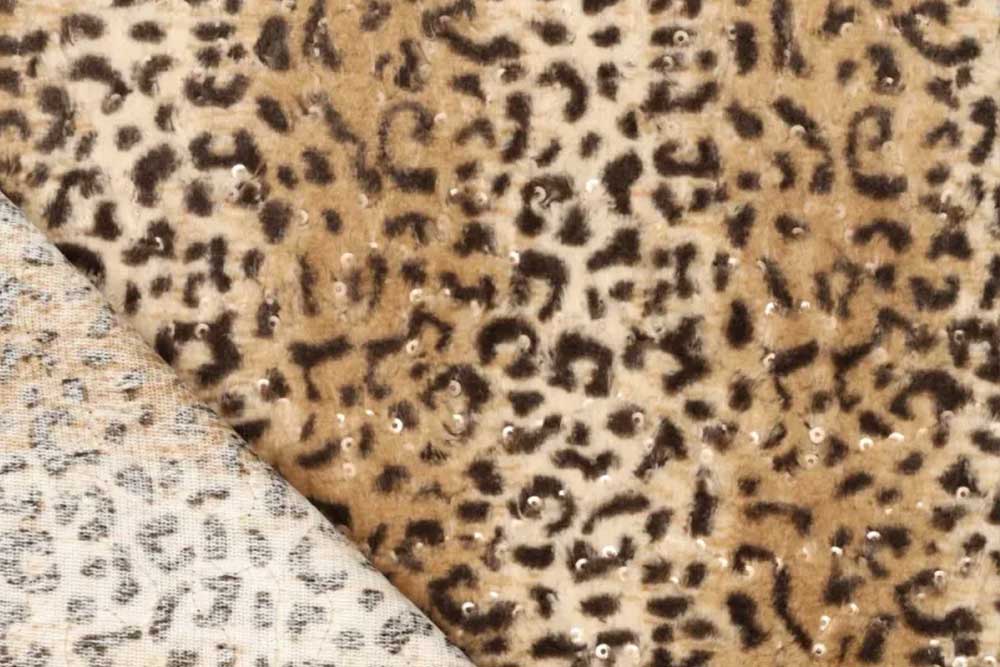Fellimitat Pailletten-Leopard
