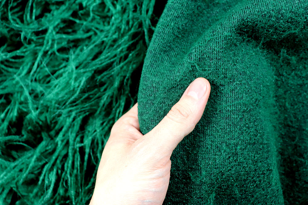 Langhaarfell - Tannengrün