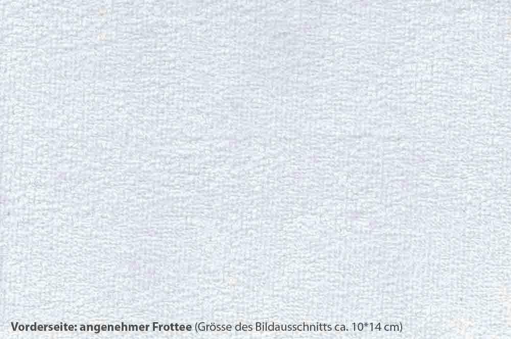 Frottee - Saana - medizinische Meterware - wasserdicht - Weiß