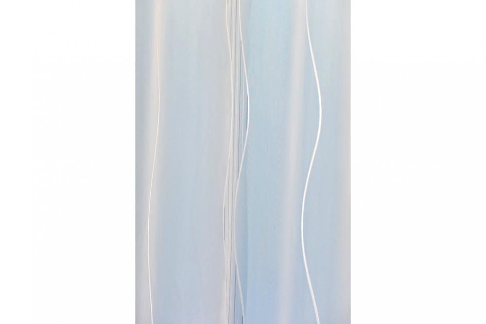 Gardine Manchester - Weiß transparent - 300 cm hoch - Bleiband