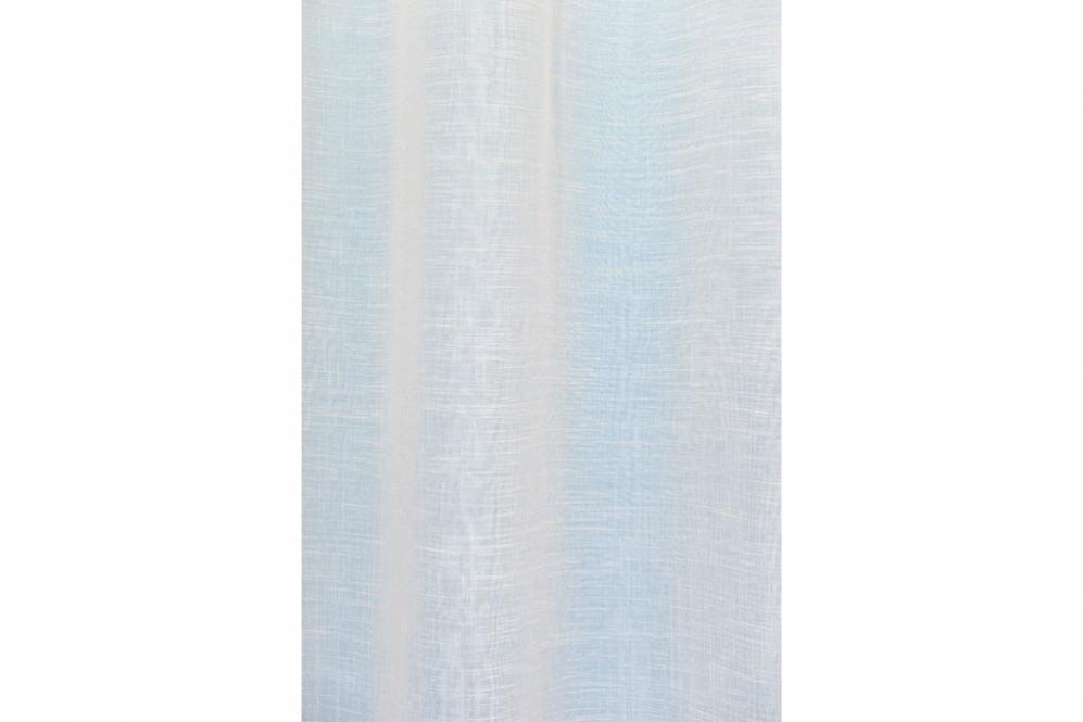 Gardine Öland - Weiß transparent - 300 cm hoch - Bleiband