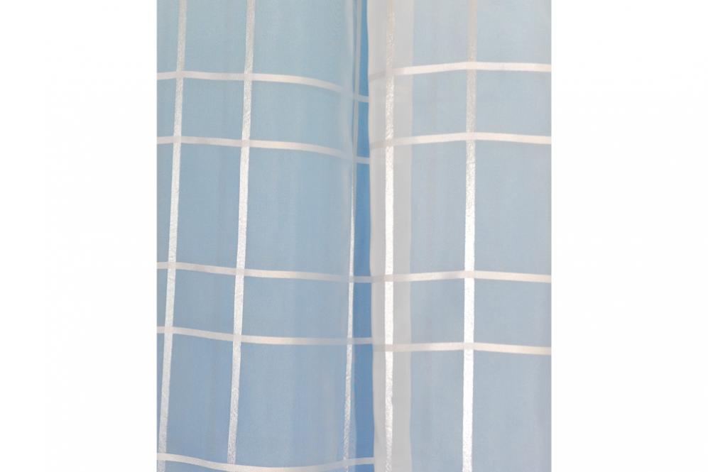 Gardine Lofoten - Weiß transparent - 300 cm hoch - Bleiband