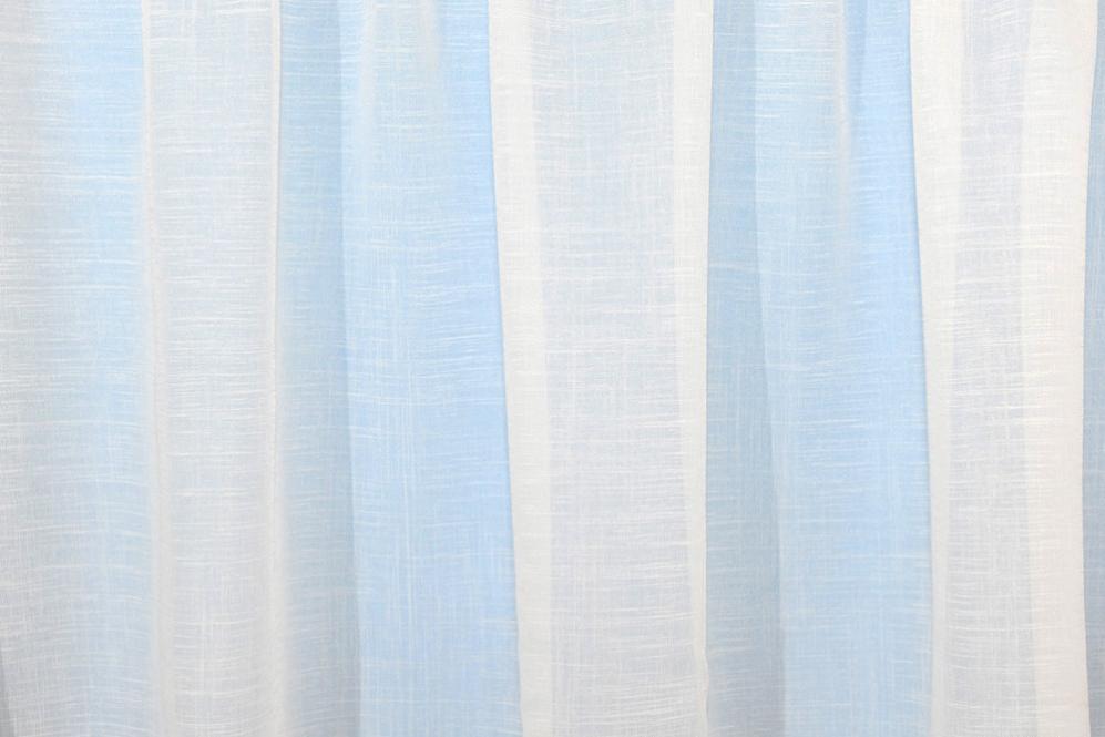 Scheibengardine Orleans - Weiß transparent - 50 cm hoch