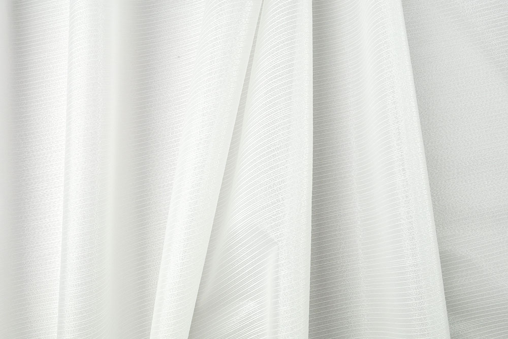 Akustik Gardinenstoff - feine Streifen - Trevira CS - 300 cm