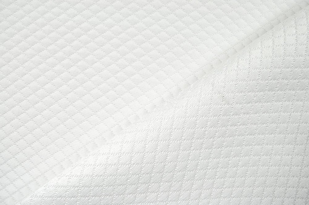 Wärmevorhangstoff Raute - 150 cm - Weiß